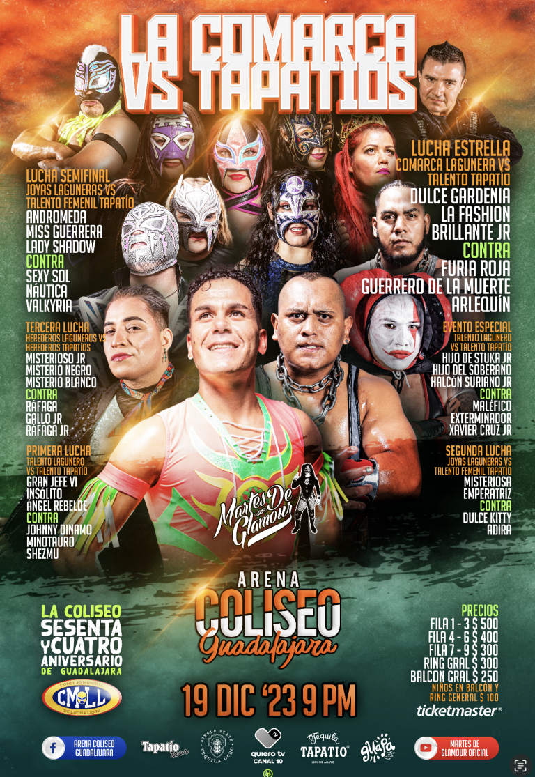 Arena Coliseo e Arena México - Luta Livre Mexicana - Cidade do México